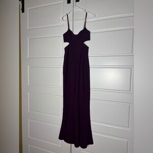 Revolve Penzi Cutout Gown by LIKELY Deep Purple